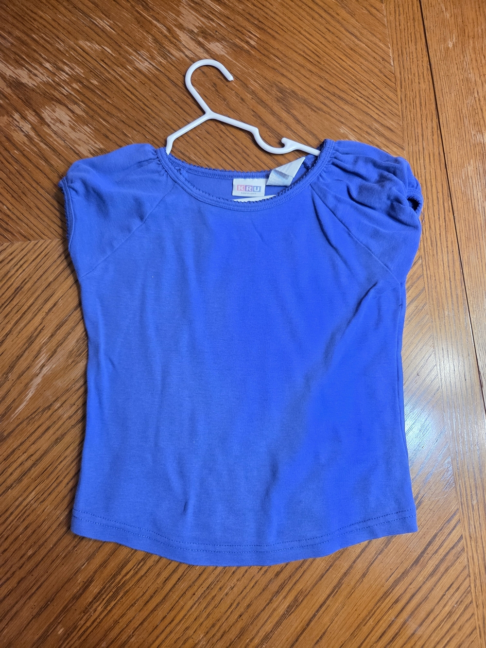 Girls Short Sleeve Tee in Bright Blue by KRU